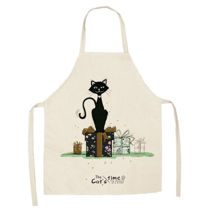 Cat Pattern Apron