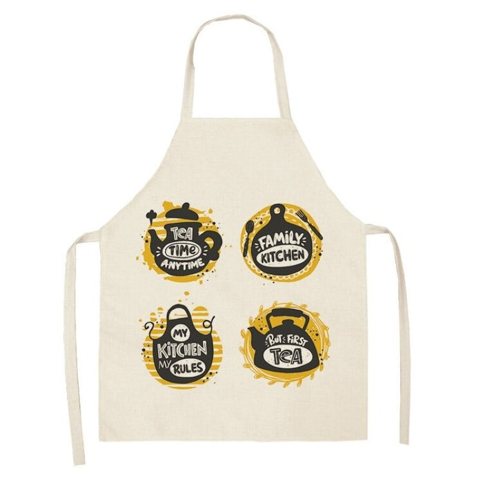 Household Cake Letters Apron