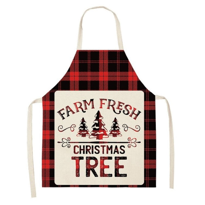 Merry Christmas Print Cooking Apron