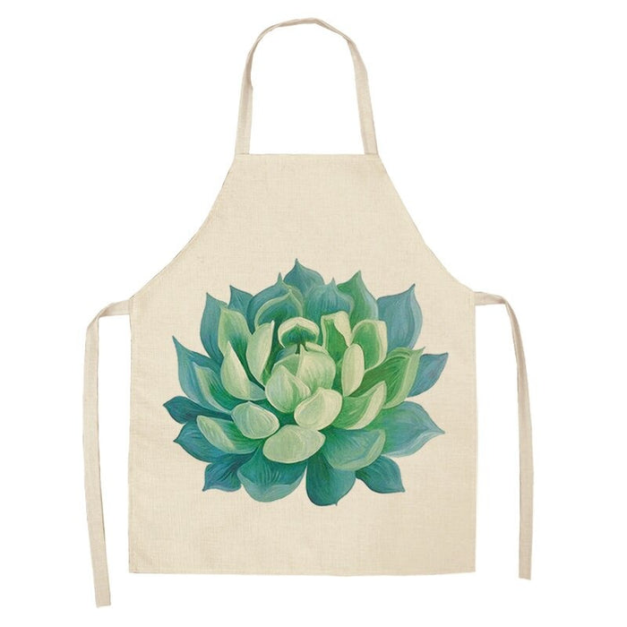 Flower Patterned Aprons For Cleaning