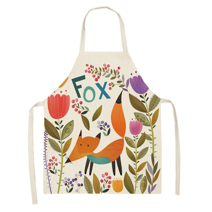 Cartoon Animal Pattern Apron