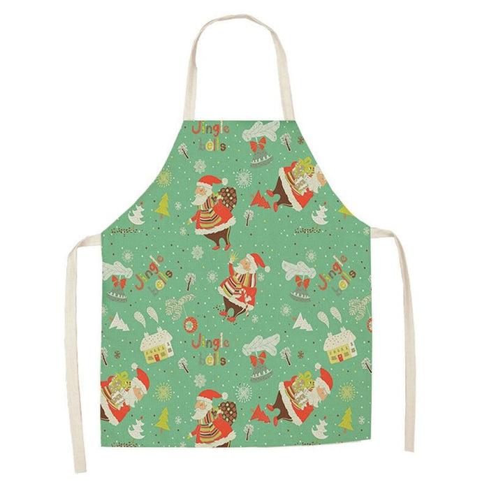 Printed Merry Christmas Themed Aprons