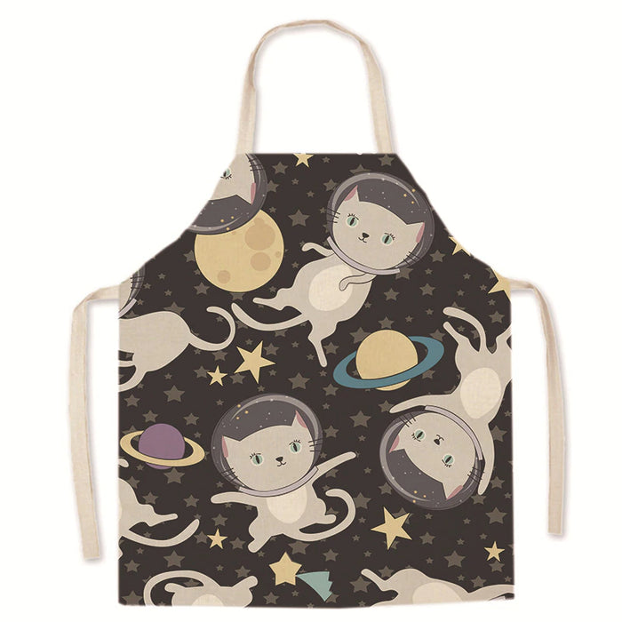 Oil Repellent Printed Kitchen Apron