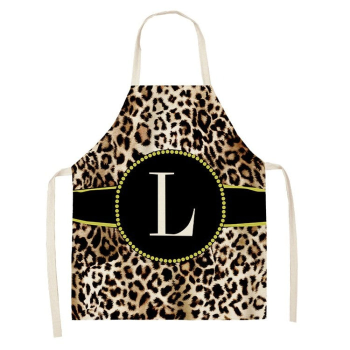 Leopard Print Cleaning Apron