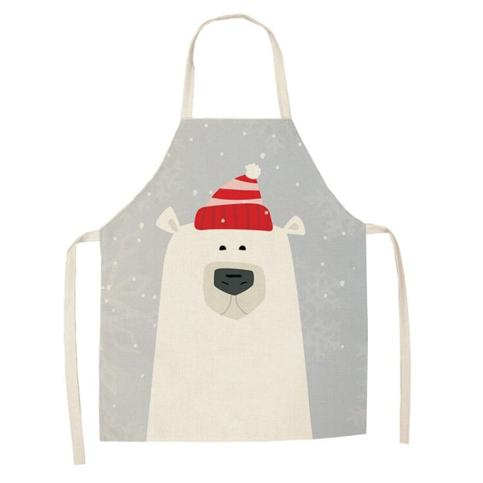 Printed Cartoon Teddy Bears Apron