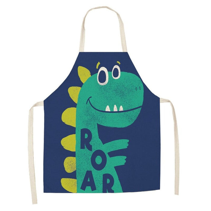 Printed Cartoon Dinosaurs Aprons