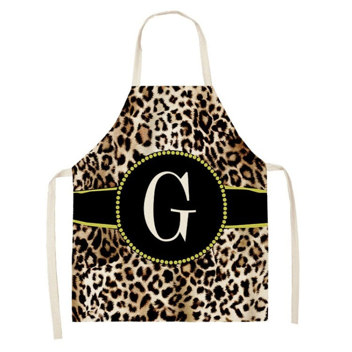 Leopard Print Cleaning Apron