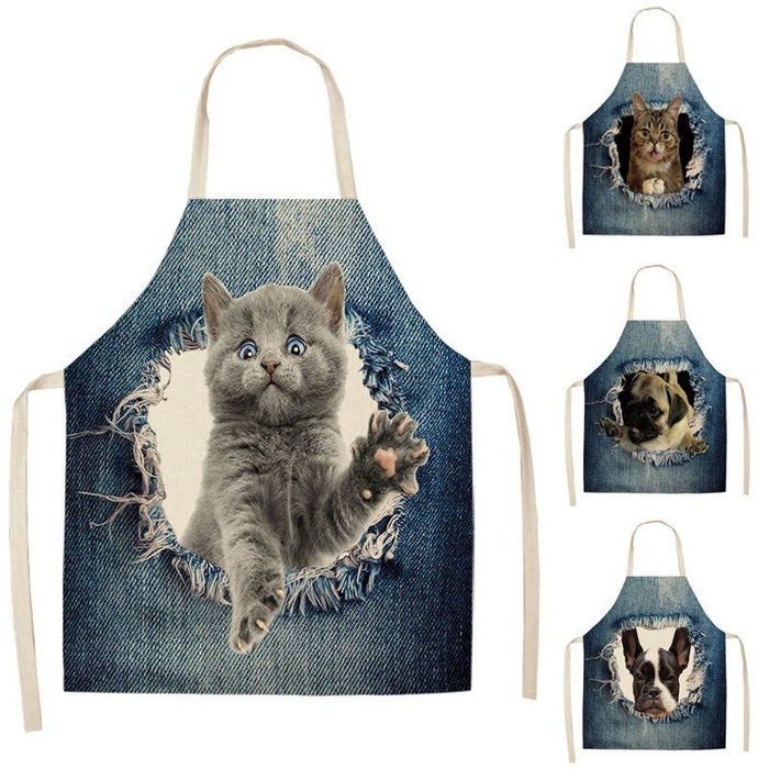 Printed Pet Animals Apron