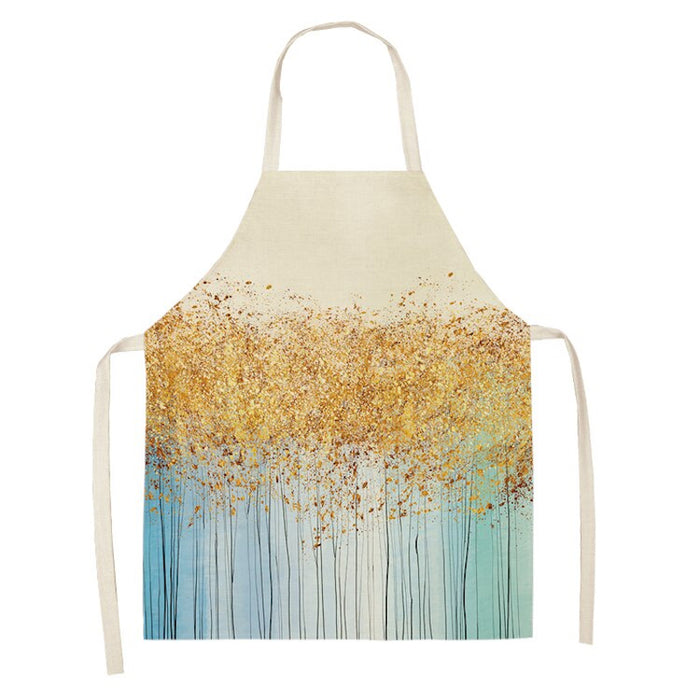 Printed Natural Art Aprons