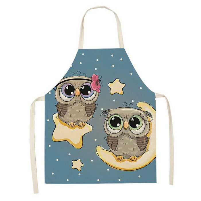 Printed Little Owls Apron