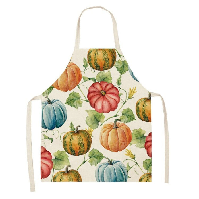 Colourful Pumpkins Print Aprons