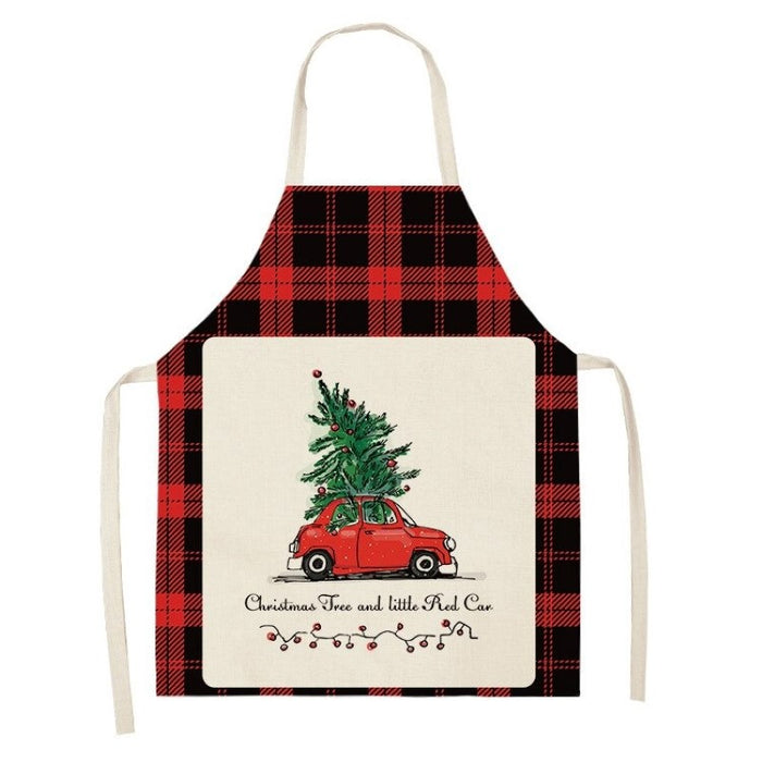 Merry Christmas Print Cooking Apron