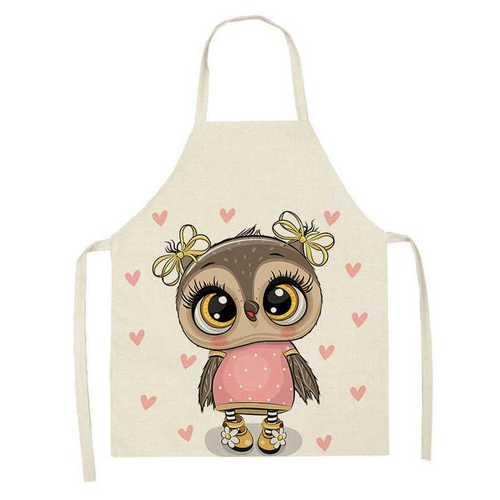 Little Owl Printed Apron