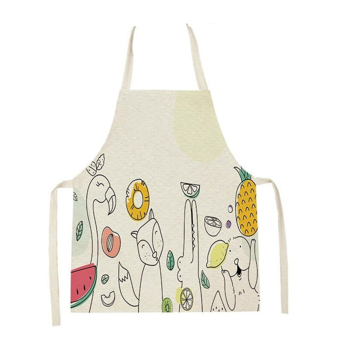 Cleaning Plant Flower Kitchen Cooking Apron