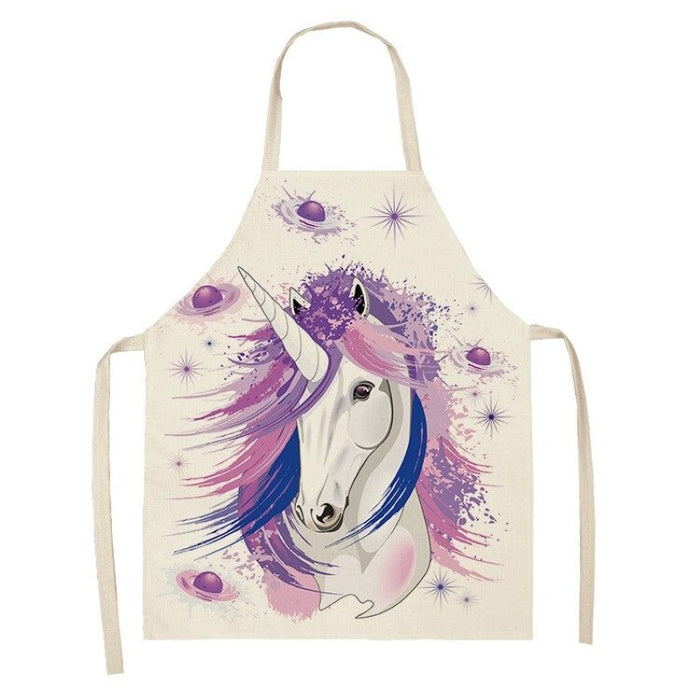 Rainbow Horse Pattern Apron