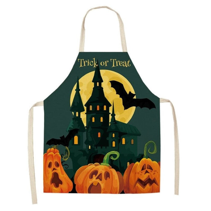 Pumpkin Happy Halloween Horror Apron