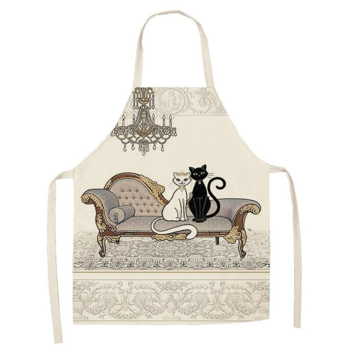 Cat Pattern Apron