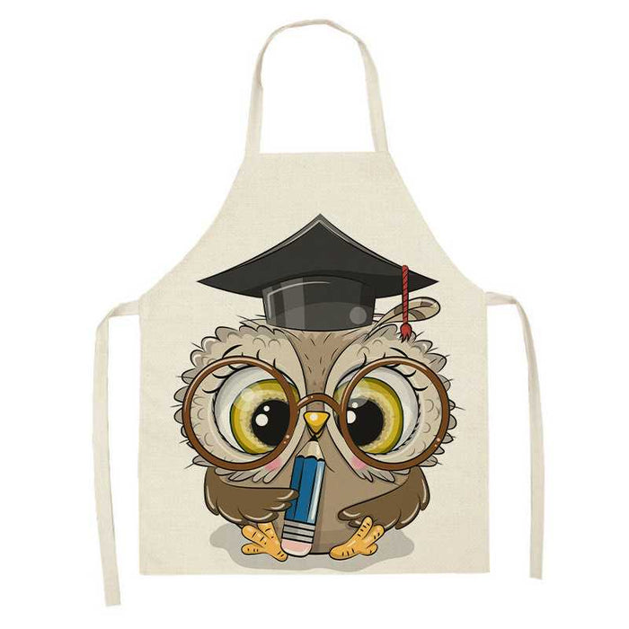 Little Owl Printed Apron