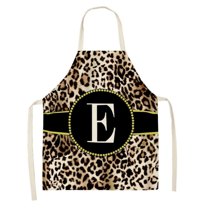 Leopard Print Cleaning Apron