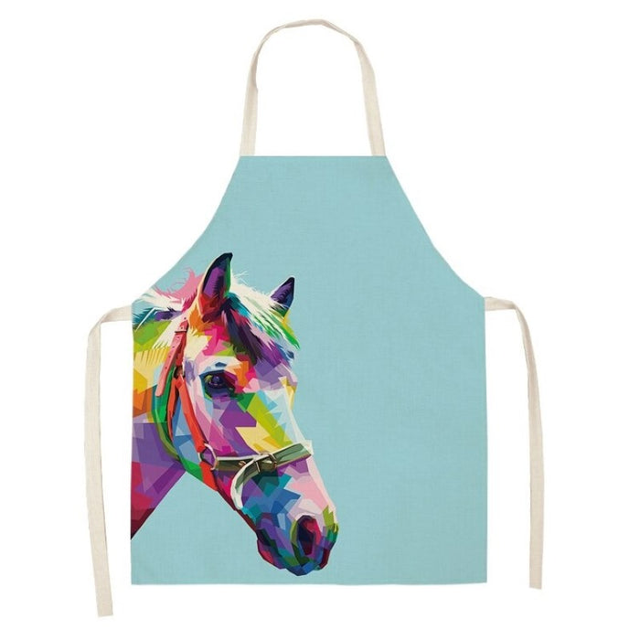 Horses Printed Apron