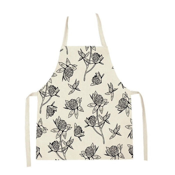 Cleaning Plant Flower Kitchen Cooking Apron