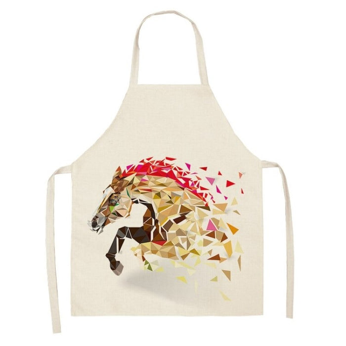 Horses Printed Apron