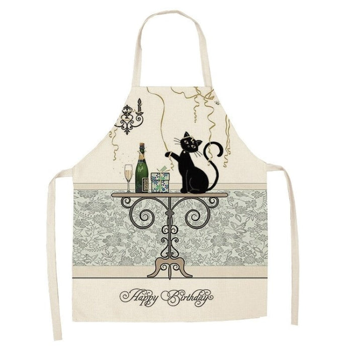 Cat Pattern Apron