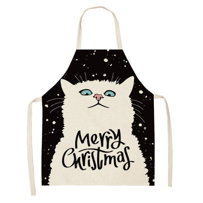 Cartoon Animal Print Kitchen Apron