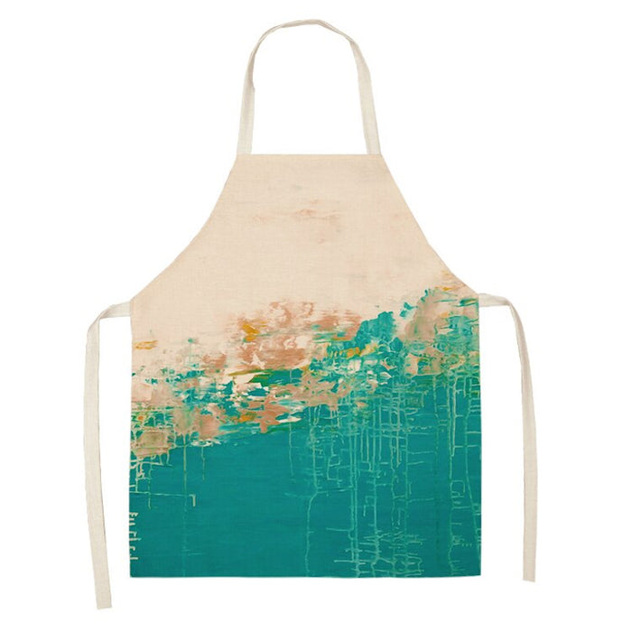 Printed Natural Art Aprons