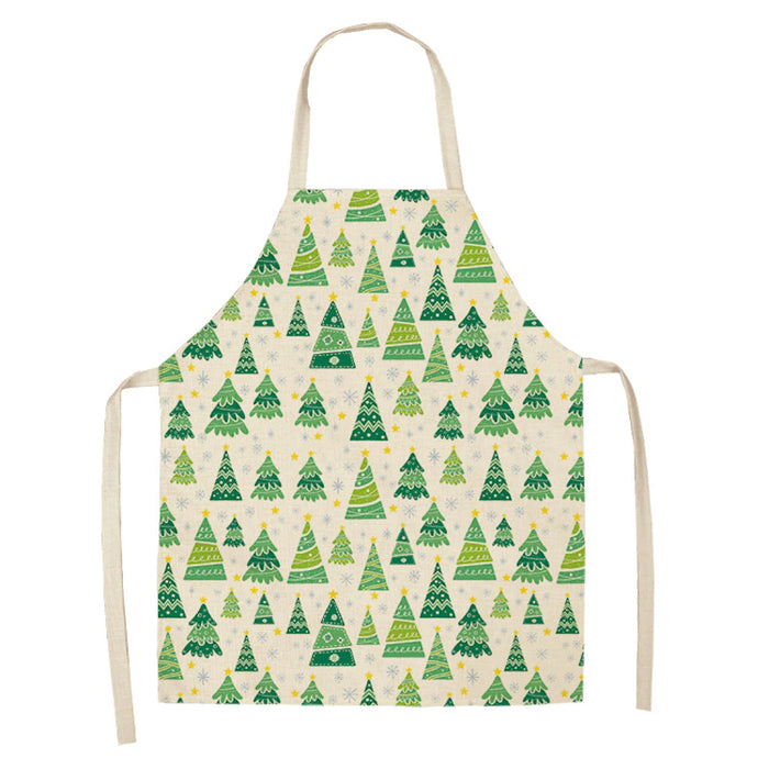 Christmas Patterned Kitchen Apron