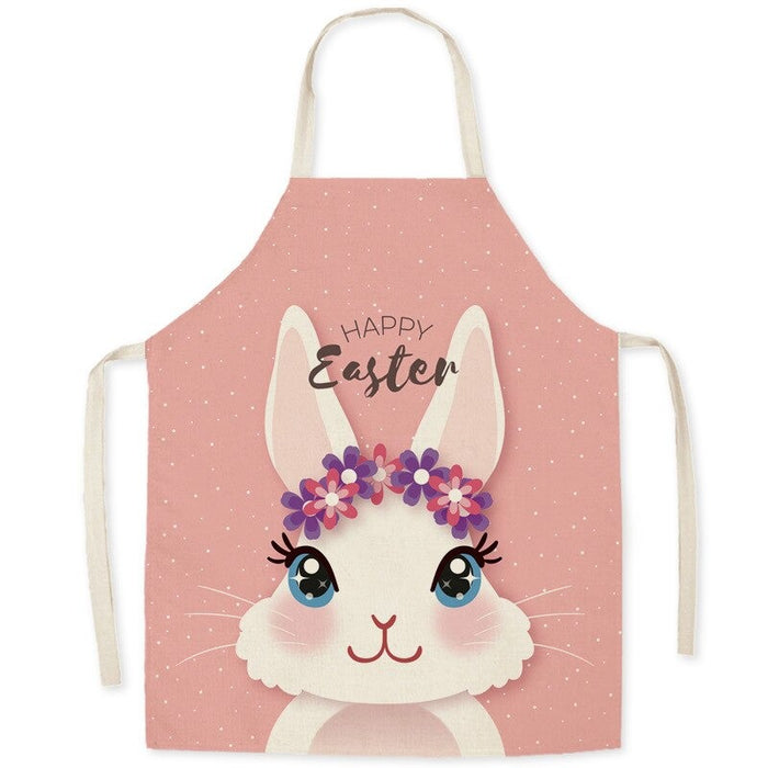 Easter Egg Bunny Print Aprons