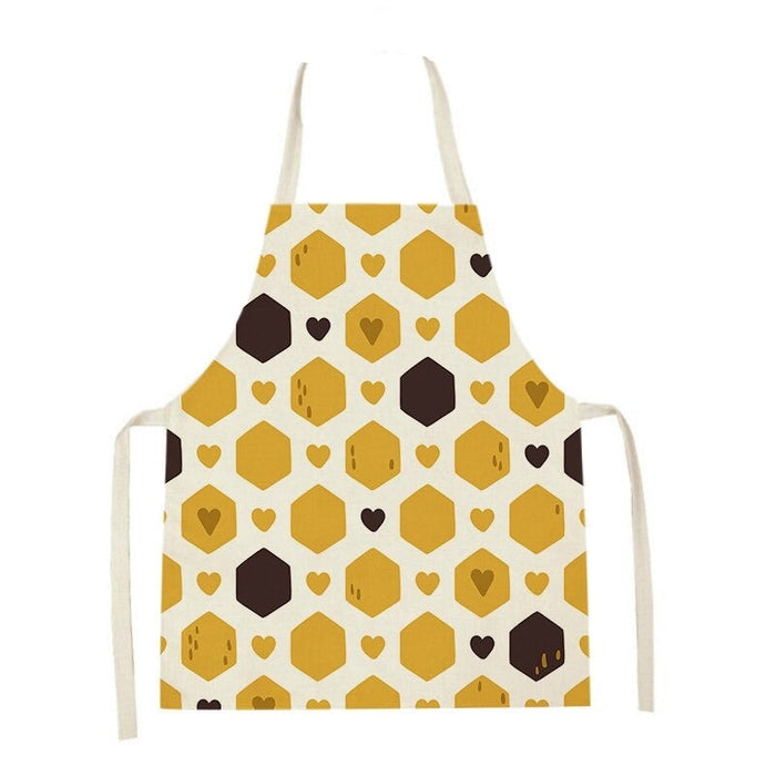 Cleaning Kitchen Printed Aprons