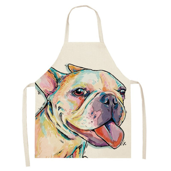 Dog Series Printed Home Kitchen Apron