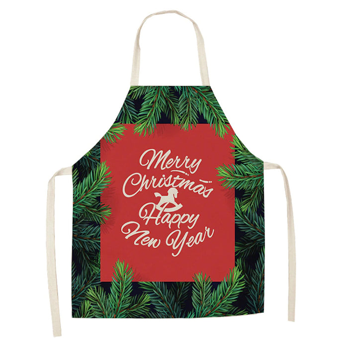 Christmas Patterned Kitchen Apron