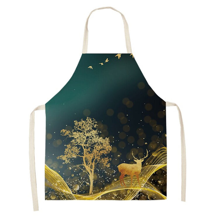 Printed Natural Art Aprons