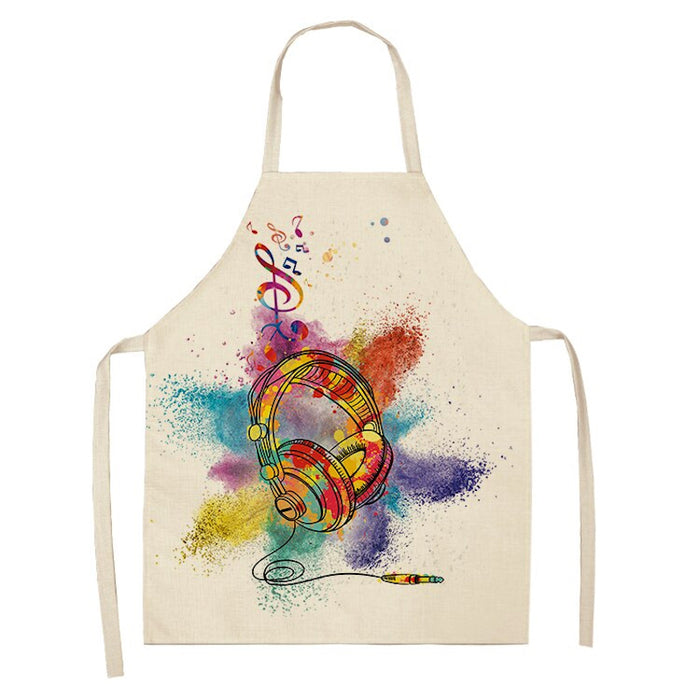 Musical Art Printed Aprons