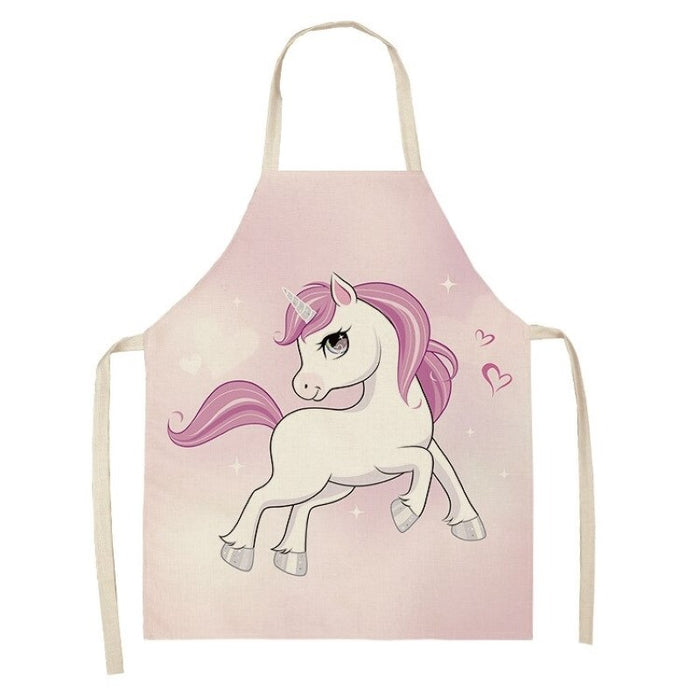 Rainbow Unicorn Pattern Apron