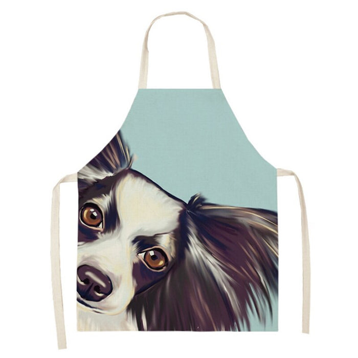 Dog Series Printed Home Kitchen Apron