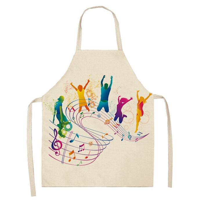 Musical Art Printed Aprons