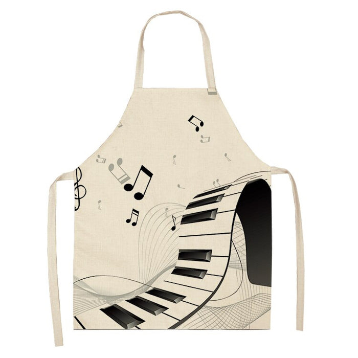 Musical Art Printed Aprons