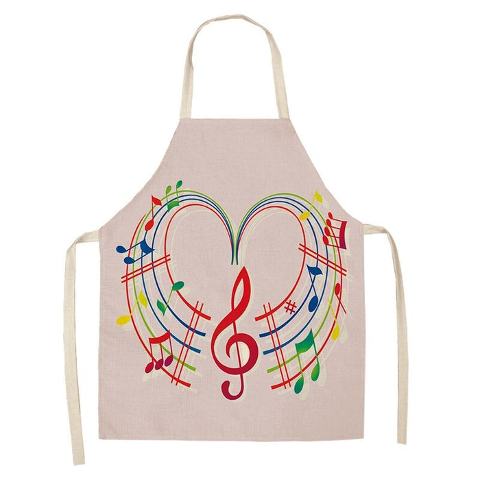 Instruments Print Aprons