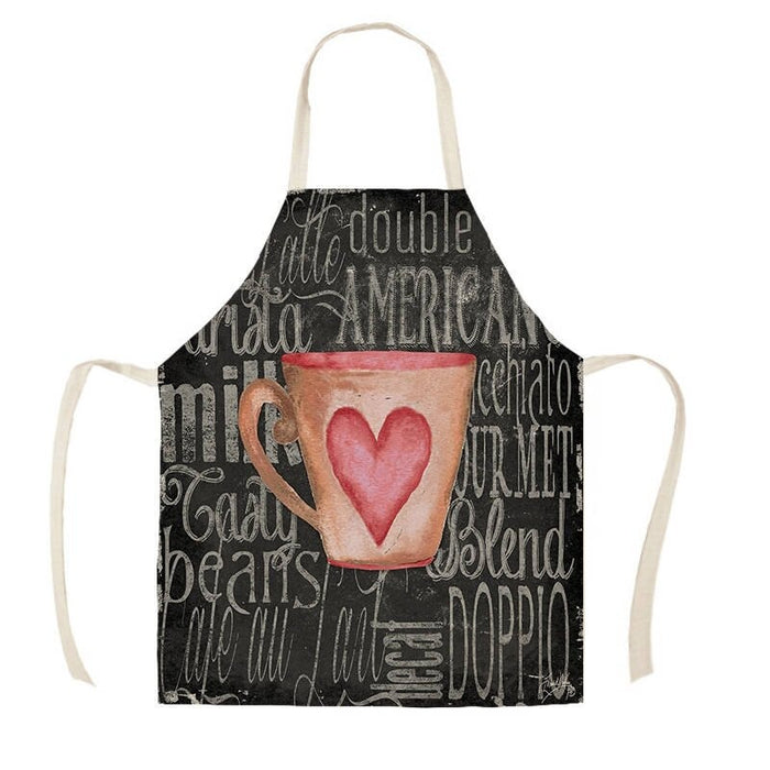 Coffee Pattern Kitchen Apron