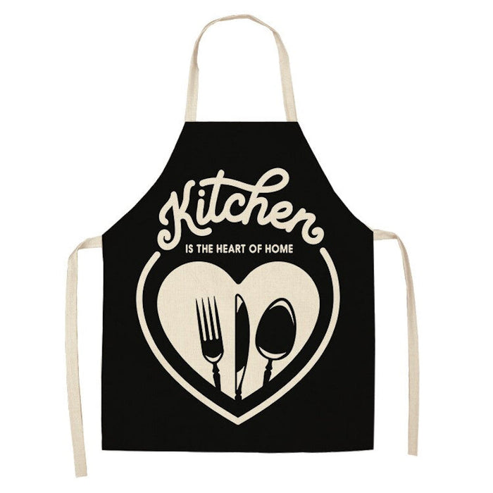 Cutlery & Quotes Printed Kitchen Aprons