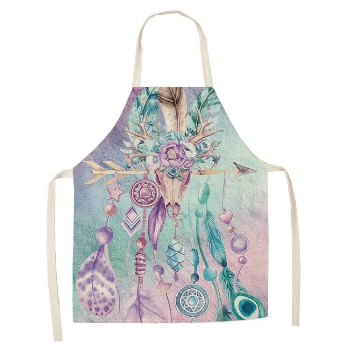 Unique Print Sleeveless Aprons