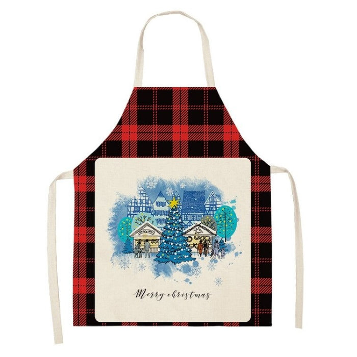 Merry Christmas Print Cooking Apron