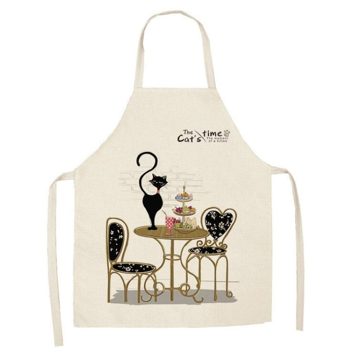 Cat Pattern Apron