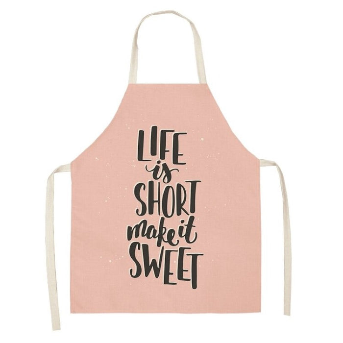 Letter Print Kitchen  Aprons