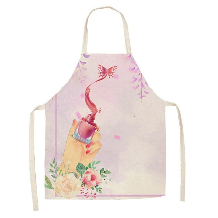 Sleeveless Color Printed Apron