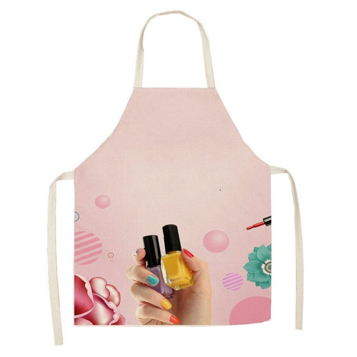 Sleeveless Color Printed Apron