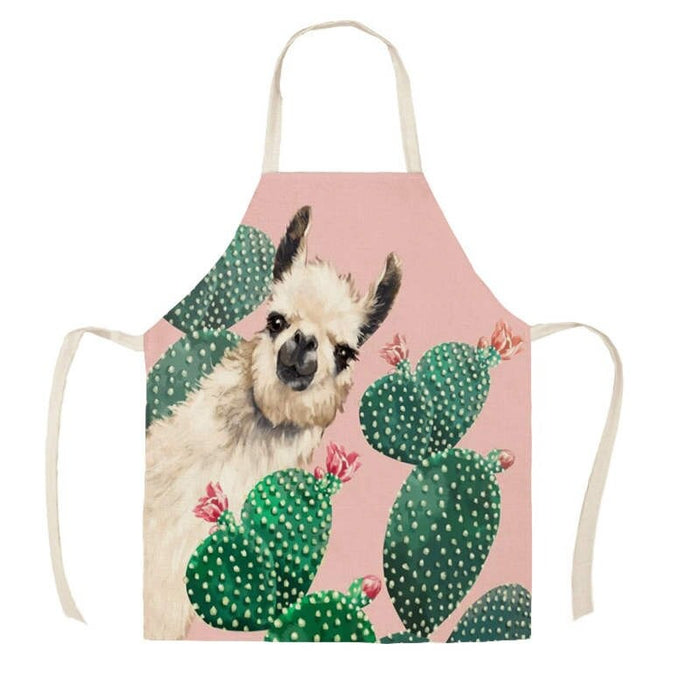 Printed Animal Sleeveless Aprons